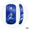 Image de Souris Sans Fil - Stitch - Ohana Citation - Bleu - Clé USB Wi-Fi - Compatible Mac et PC