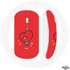Image de Souris Sans Fil - BTS - BT21 TATA V - Rouge - Clé USB Wifi - Compatible Mac et PC