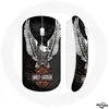 Image de Souris Sans Fil - Harley Davidson - Aigle Logo - Compatible Mac et PC - Couleur Noir - USB