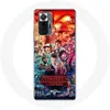 Image de Coque pour Xiaomi Redmi Note 10 Pro - Stranger Things - Silicone Noir - Souple - Mixte - Protection