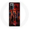 Image de Coque pour Xiaomi Redmi Note 10 Pro Stranger Things Affiche Equipages Fan Art Saison 4