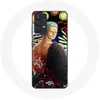 Image de Coque - maniacase - Samsung Galaxy A13 4G - Souple - Noir - One Piece Joyeux noël Zoro Anime Manga