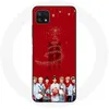 Image de Coque pour Samsung Galaxy A22 5G BTS Bangtan Garçons Fond Rouge Cadeau de Noël 2023