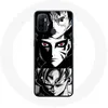 Image de Coque pour Oppo A53 - Anime Manga - Noir et Blanc - Souple - Protection et Décoration