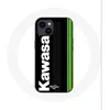 Image de Coque pour Iphone 14 - Kawasaki - Logo - Souple - Noir - Mixte