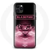Image de Coque - Maniacase - Iphone 12 - Noir - Rose - Diamante - Kpop Logo