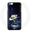 Image de Coque pour Iphone 8 - Nike - Logo Doré Nuit Étoilée - Souple - Sportif - Brillant
