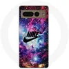 Image de Coque - MANIACASE - Google Pixel 7 Pro - Nike logo - Souple - Noir Rose Vif Violet Bleu