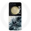 Image de Coque - MANIACASE - Samsung Galaxy Z Flip5 - Souple - Style Vikings - Motif Corbeau