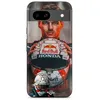 Image de Coque pour Google Pixel 8a verstappen éclair Formule 1 Casque F1