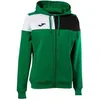 Image de Veste de survêtement à capuche femme Joma Crew V - verde negro blanco - XS