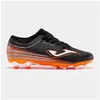 Image de Chaussures de football - JOMA - Evolution 2401 - Crampons moulés - Terrain ferme - Noir