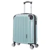 Image de RAYKONG Valise cabine 55x40x20cm (44L) Polycarbonate - Capacité Maximale - serrure integrée - 20 Pouces - (RK04Menthe)