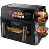 Image de Cecotec Friteuse à Air 10L 4 Résistances Air Fryer Cecofry&Grill Duoheat 10000. 2800W Dorure Parfaite et Goût de Grill pour