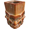 Image de Jarre déco 4 Visages expressions variées