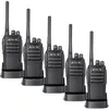 Image de Retevis RT21 Talkie Walkie Professionnel PMR446 2W 16 Canaux CTCSS-DCS Rechargeable VOX TOT Scan Monitor (Noir 5 PCs)