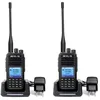 Image de Retevis RT3S DMR Talkie Walkie Numérique Dual Band 3000 Canaux GPS DCDM TDMA Compatible avec Mototrbo DMR Radio (Noir 2 pcs)