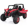 Image de 4x4 Voiture électrique enfants 24V 2 places NEUVE RSX Rouge 4x45W batterie lithium télécommande lecteur MP3 avec entrée