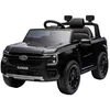 Image de Voiture électrique enfants 12V FORD Ranger noir Siège en cuir Télécommande 24 GHz Moteurs 2 X 30W