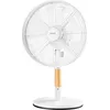 Image de Ventilateur de bureau - SENCOR - SFE 3080WH - 3 vitesses - Oscillation 80° - Design métal et bois