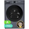 Image de Lave-linge hublot CHiQ 7kg - Profondeur 465cm - Classe A - Moteur BLDC 12 ans - Vapeur - 1200 trs/min - 15 programmes