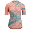 Image de Maillot femme Silvini Catirina - Coral/green - Vélo sur route - Manches courtes