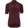 Image de Maillot de vélo femme Silvini Montella - Rouge/Plum - Coupe ajustée - Matière élastique respirante