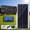 Image de Kit de Panneau Solaire 30W Kit de Panneau de Charge Solaire 18V Kit de Panneau Solaire Léger +2000W Onduleur
