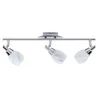 Image de Réglette - Kemer - 3x40W - Chrome Mat - 3 Ampoules Halogènes - Orientable