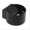 Image de Applique murale LED Noir 8W (Eq. 64W) 4200K Diam. 100mm