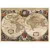 Image de Puzzle 2000 pièces : Carte du Monde Vintage Hendrik Hondius