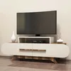 Image de Meuble TV - ROSE - Noyer / Crème - 145 x 37 x 50 cm