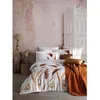 Image de Parure de lit - 1 housse de couette 220 x 240 cm + 2 taies doreiller 60 x 60 cm - Satiné 100% coton - Blanc