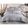 Image de Parure de lit - 1 housse de couette 220 x 240 cm + 2 taies doreiller 60 x 60 cm - 80% coton 20% polyester - Gris