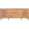 Image de Buffet - HAZERAN - 4 portes - 180 x 81 x 41 cm - Chêne