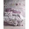 Image de Parure de lit - 1 housse de couette 220 x 240 cm + 2 taies doreiller 60 x 60 cm - 100% coton renforcé - Rose