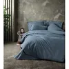 Image de Parure de lit - 1 housse de couette 140 x 200cm + 1 taies doreiller 60 x 60 cm - 100% coton renforcé - Anthracite