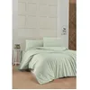 Image de Parure de lit - 1 housse de couette 220 x 240 cm + 2 taies doreiller 60 x 60 cm - 100% coton renforcé - Vert
