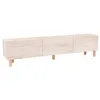 Image de Meuble TV en bois Alvin - 180 x 31 x 42 cm - Beige