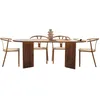 Image de Table à Manger Sabella - 100% MELAMINE - Pin Atlantique - 75 x 90 x 200 cm