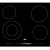 Image de Plaque de cuisson vitrocéramique BEKO HIC64502T - 4 foyers Hi-Light - 6700W - L58 x P51cm - Noir