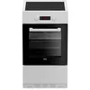 Image de Cuisinière induction - BEKO - FSM58301WC - 3 feux - 092 kwh/cycle - 50cm