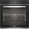 Image de Four encastrable multifonction - Pyrolyse - BEKO - BBIM13500XPSW - Inox / Noir - Porte froide - 594 x 567 x 595 cm