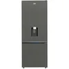 Image de Réfrigérateur combiné - BEKO - B1RCNE534DG -Grande capacité 475 L - Ventilé - Distributeur deau - Classe E - 187x709x59x7 - Grey