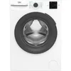 Image de Lave-linge hublot BEKO BMEDWFT38411 - 8 kg - Induction - L60cm - 1400 trs/min - Classe A - Blanc / Hublot Noir