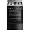 Image de Beko Cuisinière gaz 65l 4 feux noir - FSG52010GBC