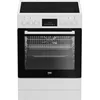 Image de Cuisinière vitrocéramique Beko FBE67300WCS