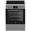 Image de Beko Cuisinière vitrocéramique 66l 4 feux inox - FBE67310GX