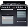 Image de Leisure Cookmaster CK110F324K Cuisinière (four à deux étages) pose libre largeur : 110 cm profondeur : 60 cm hauteur : 90 cm 
