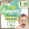 Image de Pampers Couches Harmonie T1 (2-5 Kg) Avec Emballage Papier Recyclable